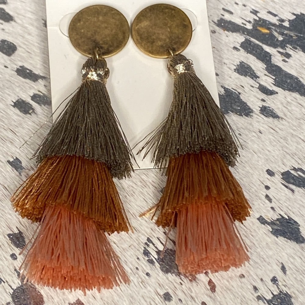 Francesca’s Tassel Earrings - Picture 3 of 4